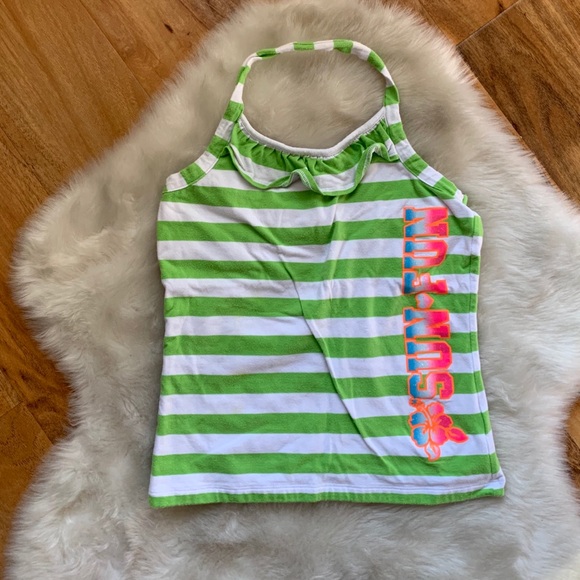 The Children's Place Other - Children’s Place Girls striped halter top Sz 10/12